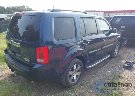 2012 Honda Pilot Touring из США, поврежденный, VIN 5FNYF4H91CB051413